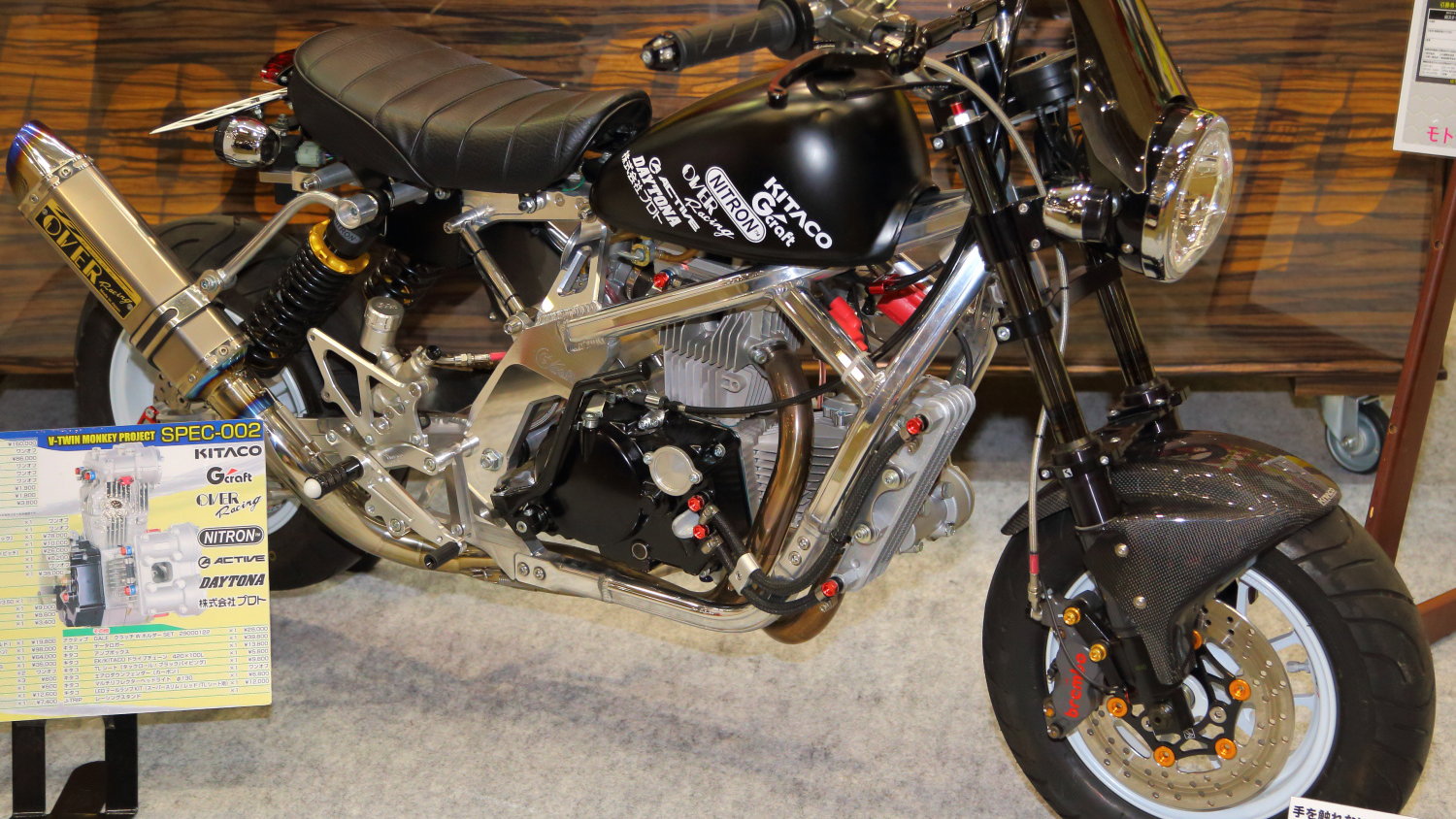 G Craft V-twin Monkey bike